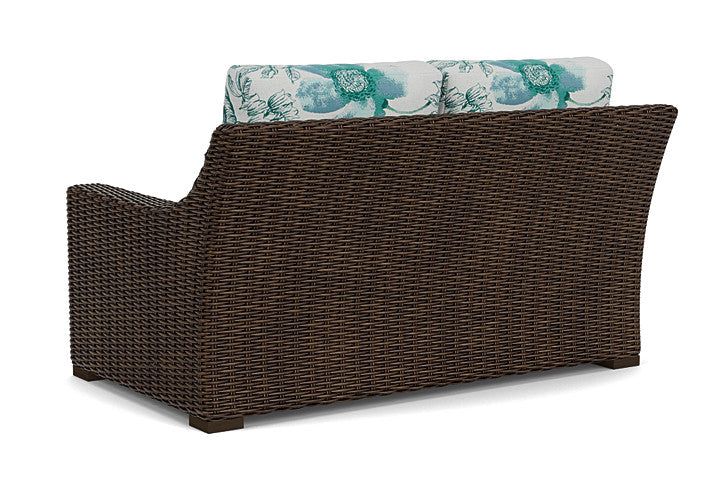 Lloyd Flanders - Mesa Loveseat In Pecan Finish With Serena Floral Mist Fabric - 2980500862078 view 2