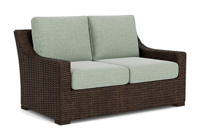 Lloyd Flanders - Mesa Loveseat In Pecan Finish With Serene Spa Fabric - 2980500862031 view 1