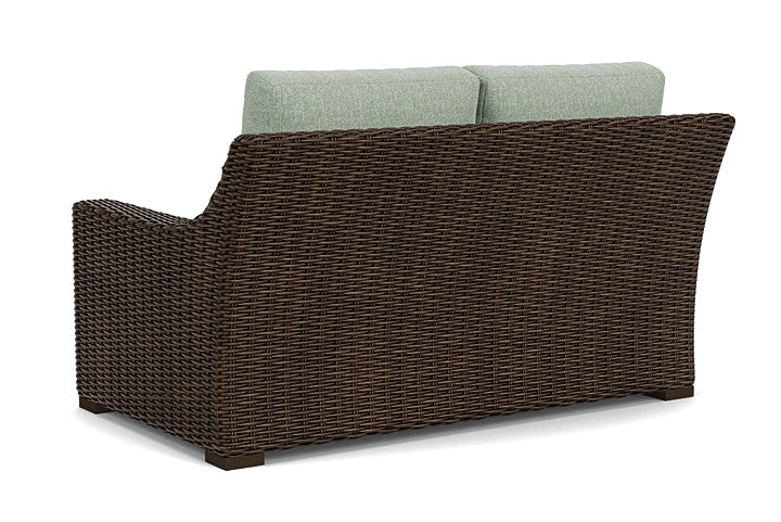 Lloyd Flanders - Mesa Loveseat In Pecan Finish With Serene Spa Fabric - 2980500862031 view 2