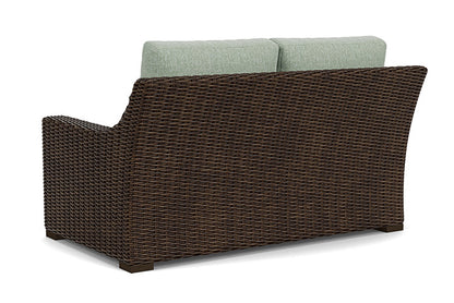 Lloyd Flanders - Mesa Loveseat In Pecan Finish With Serene Spa Fabric - 2980500862031 view 2