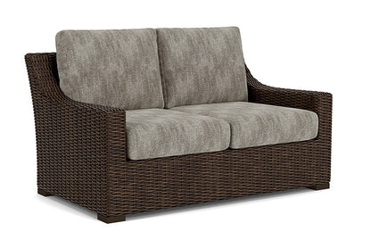 Lloyd Flanders - Mesa Loveseat In Pecan Finish With Surface Slate Fabric - 2980500862056 view 1