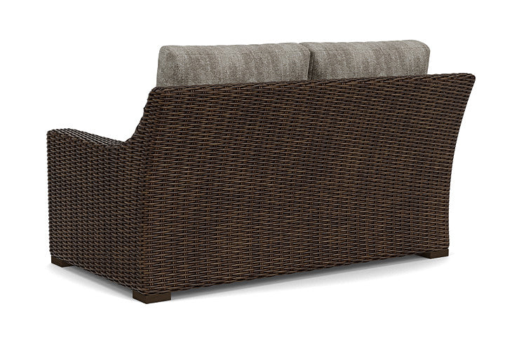Lloyd Flanders - Mesa Loveseat In Pecan Finish With Surface Slate Fabric - 2980500862056 view 2