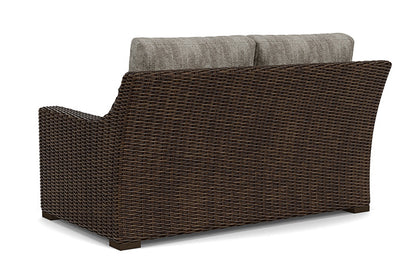 Lloyd Flanders - Mesa Loveseat In Pecan Finish With Surface Slate Fabric - 2980500862056 view 2