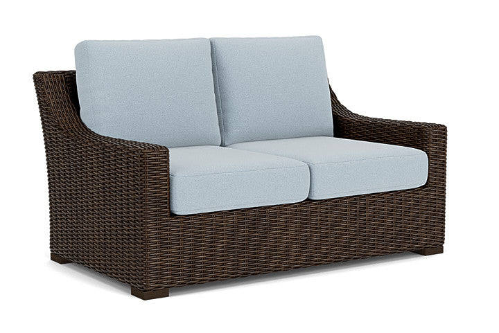 Lloyd Flanders - Mesa Loveseat In Pecan Finish With Unearth Dew Fabric - 2980500862084 view 1
