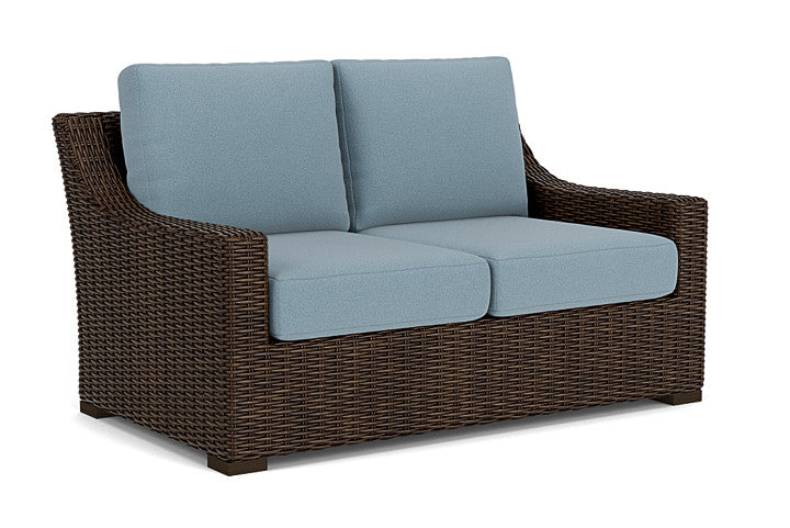 Lloyd Flanders - Mesa Loveseat In Pecan Finish With Unearth Mist Fabric - 2980500862068 view 1