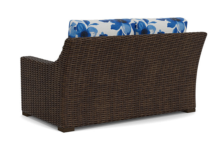 Lloyd Flanders - Mesa Loveseat In Pecan Finish With Watercolor Blossom Capri Fabric - 298050086672 view 2