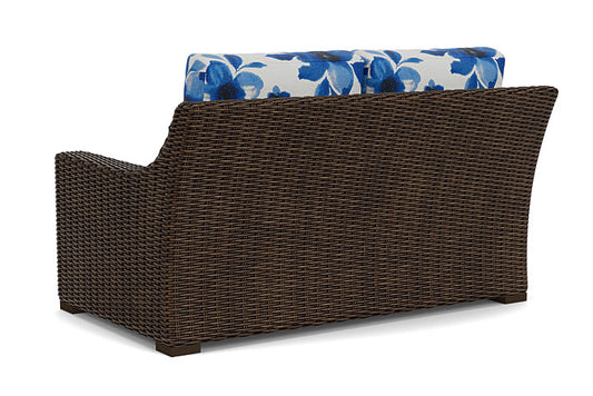Lloyd Flanders - Mesa Loveseat In Pecan Finish With Watercolor Blossom Capri Fabric - 298050086672 view 2