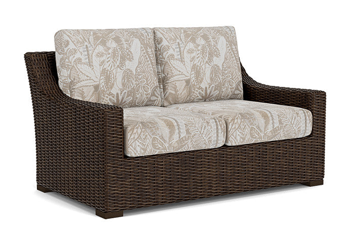 Lloyd Flanders - Mesa Loveseat In Pecan Finish With Wayfarer Dune Fabric - 2980500862073 view 1