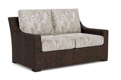Lloyd Flanders - Mesa Loveseat In Pecan Finish With Wayfarer Dune Fabric - 2980500862073 view 1