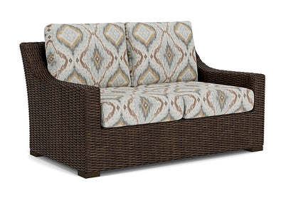 Lloyd Flanders - Mesa Loveseat In Pecan Finish With Yoko Mist Fabric - 298050086727 view 1