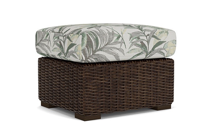 Lloyd Flanders - Mesa Ottoman In Pecan Finish With Calidora Mist Fabric - 298017086094 view 1
