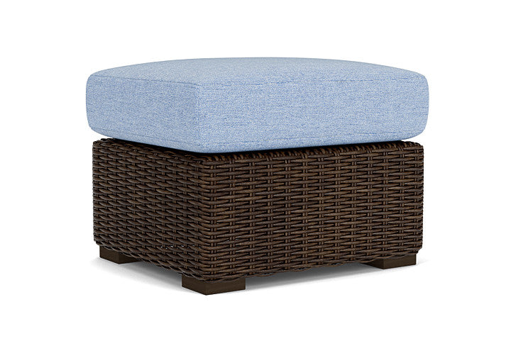 Lloyd Flanders - Mesa Ottoman In Pecan Finish With Demo Skyway Fabric - 298017086065 view 1