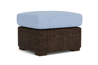 Lloyd Flanders - Mesa Ottoman In Pecan Finish With Demo Skyway Fabric - 298017086065 view 2