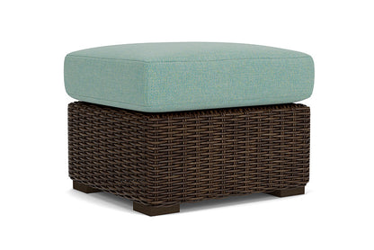 Lloyd Flanders - Mesa Ottoman In Pecan Finish With Pavian Pool Fabric - 2980170862045 view 2