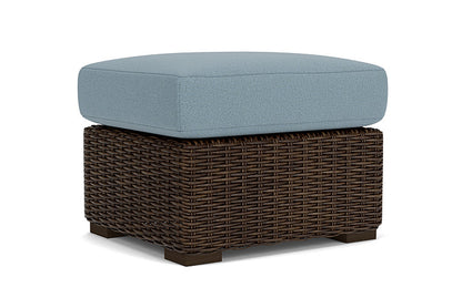 Lloyd Flanders - Mesa Ottoman In Pecan Finish With Unearth Mist Fabric - 2980170862068 view 1