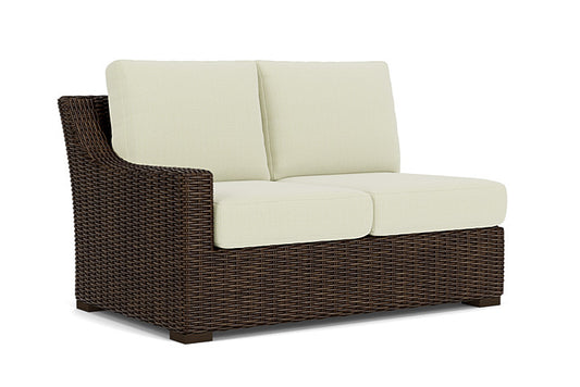 Lloyd Flanders - Mesa Right Arm Loveseat In Pecan Finish With Bamboo Bay Meadow Fabric - 2980510862060 view 1