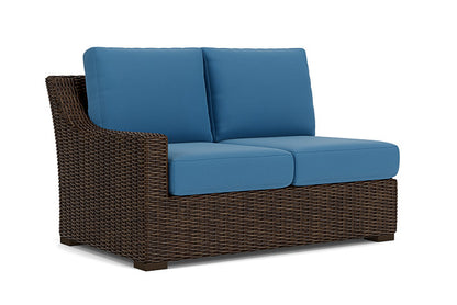 Lloyd Flanders - Mesa Right Arm Loveseat In Pecan Finish With Bamboo Bay Sky Fabric - 2980510862007 view 1