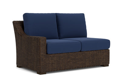 Lloyd Flanders - Mesa Right Arm Loveseat In Pecan Finish With Beach Navy Fabric - 2980510862013 view 1