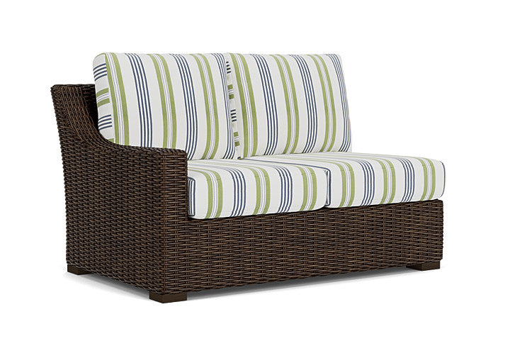 Lloyd Flanders - Mesa Right Arm Loveseat In Pecan Finish With Berkely Hall Green Fabric - 2980510862062 view 1