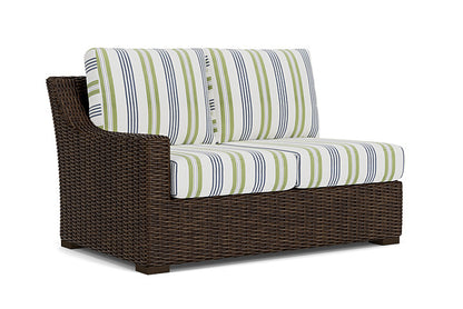Lloyd Flanders - Mesa Right Arm Loveseat In Pecan Finish With Berkely Hall Green Fabric - 2980510862062 view 1