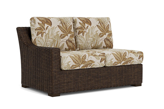 Lloyd Flanders - Mesa Right Arm Loveseat In Pecan Finish With Botanic Willow Fabric - 298051086164 view 1