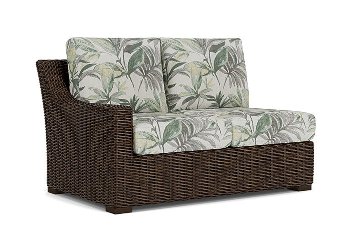 Lloyd Flanders - Mesa Right Arm Loveseat In Pecan Finish With Calidora Mist Fabric - 298051086094 view 1
