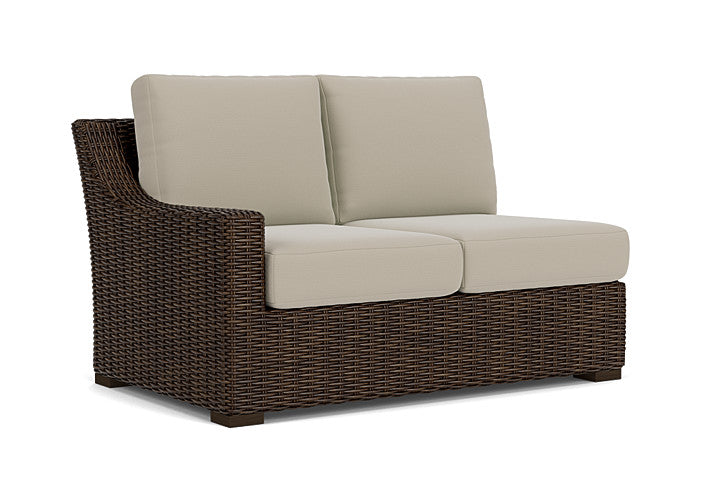 Lloyd Flanders - Mesa Right Arm Loveseat In Pecan Finish With Callen Driftwood Fabric - 2980510862023 view 1