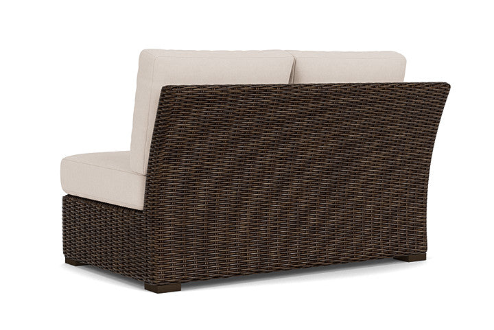 Lloyd Flanders - Mesa Right Arm Loveseat In Pecan Finish With Canvas Birds Eye Fabric - 298051086937 view 2