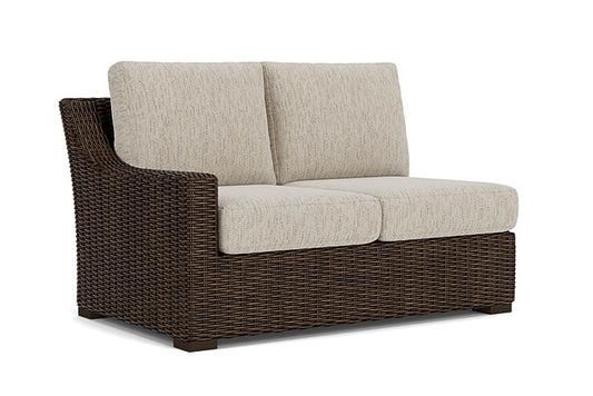 Lloyd Flanders - Mesa Right Arm Loveseat In Pecan Finish With Charlotte Sparrow Fabric - 298051086183 view 1