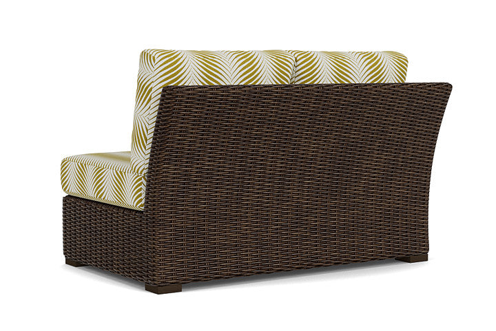 Lloyd Flanders - Mesa Right Arm Loveseat In Pecan Finish With Clock Out Dew Fabric - 2980510862083 view 2
