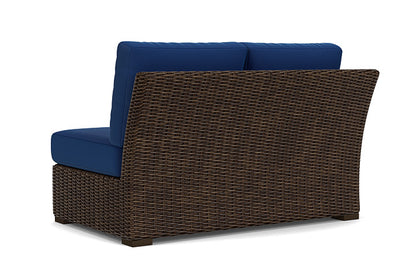 Lloyd Flanders - Mesa Right Arm Loveseat In Pecan Finish With Flagship Lapis Fabric - 2980510861813 view 2