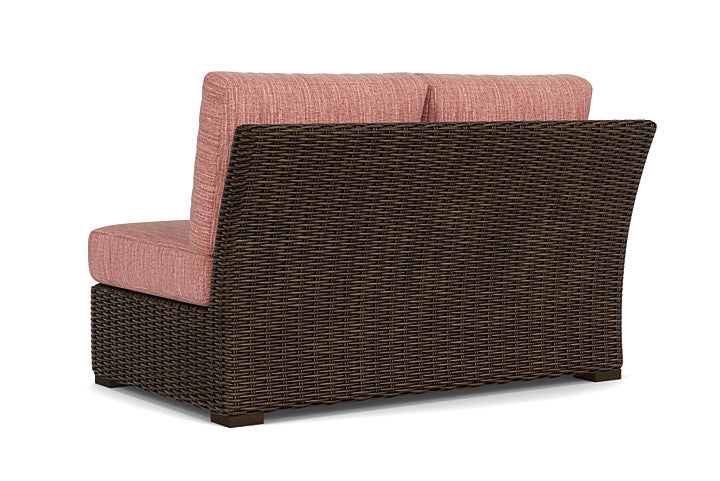 Lloyd Flanders - Mesa Right Arm Loveseat In Pecan Finish With Friendly Carnival Fabric - 2980510862043 view 2