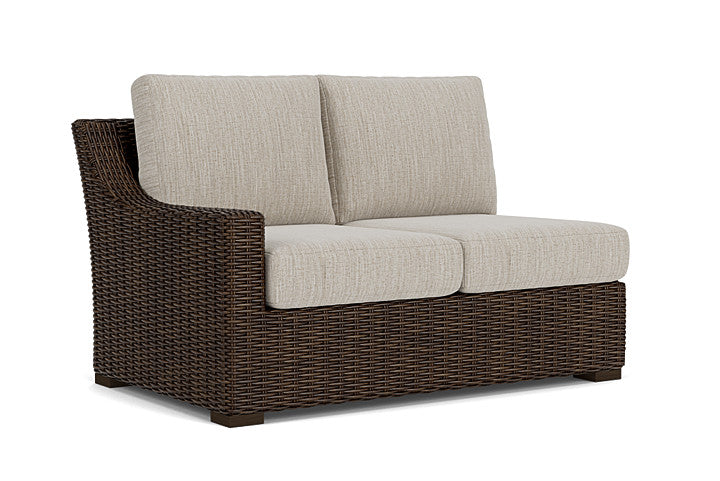Lloyd Flanders - Mesa Right Arm Loveseat In Pecan Finish With Friendly Flax Fabric - 2980510862026 view 1