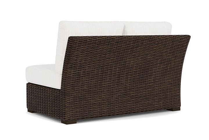 Lloyd Flanders - Mesa Right Arm Loveseat In Pecan Finish With Friendly Natural Fabric - 2980510862042 view 2