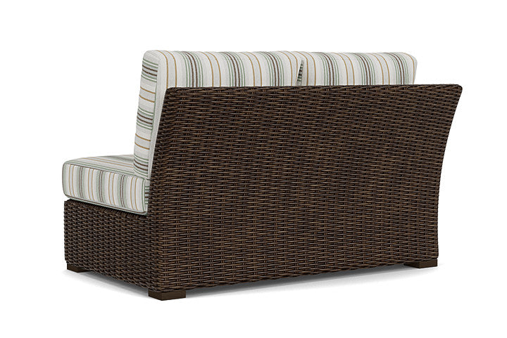 Lloyd Flanders - Mesa Right Arm Loveseat In Pecan Finish With Jansen Eucalyptus Fabric - 2980510862061 view 2