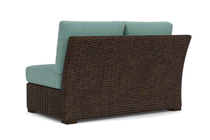 Lloyd Flanders - Mesa Right Arm Loveseat In Pecan Finish With Loveboat Mint Fabric - 2980510862010 view 2