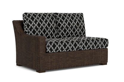 Lloyd Flanders - Mesa Right Arm Loveseat In Pecan Finish With Luna Onyx Fabric - 2980510862071 view 1