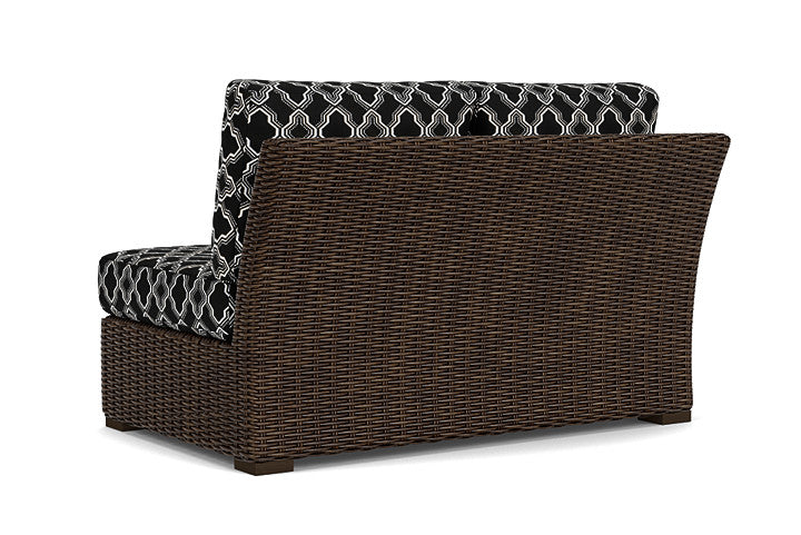 Lloyd Flanders - Mesa Right Arm Loveseat In Pecan Finish With Luna Onyx Fabric - 2980510862071 view 2