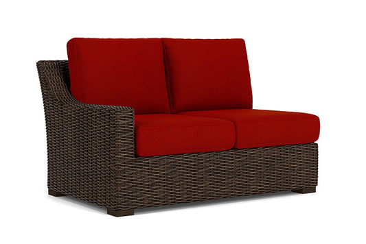 Lloyd Flanders - Mesa Right Arm Loveseat In Pecan Finish With Partyline Lollipop Fabric - 2980510862054 view 1