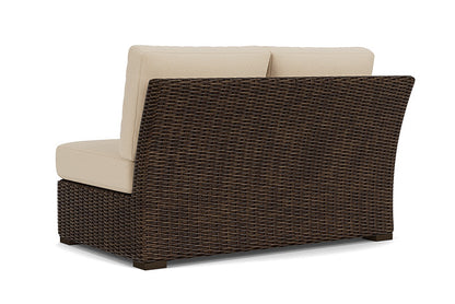 Lloyd Flanders - Mesa Right Arm Loveseat In Pecan Finish With Raindrop Almond Fabric - 2980510862055 view 2