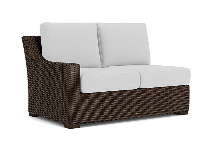 Lloyd Flanders - Mesa Right Arm Loveseat In Pecan Finish With Reflections Ice Fabric - 2980510862052 view 1