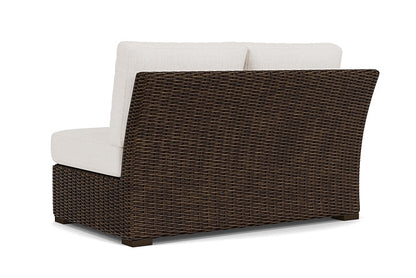 Lloyd Flanders - Mesa Right Arm Loveseat In Pecan Finish With Reflections Snow Fabric - 2980510862014 view 2