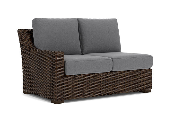 Lloyd Flanders - Mesa Right Arm Loveseat In Pecan Finish With Remy Graphite Fabric - 2980510862003 view 1