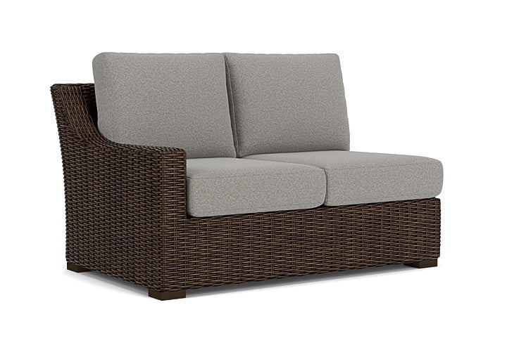 Lloyd Flanders - Mesa Right Arm Loveseat In Pecan Finish With Rumba Nickel Fabric - 2980510862011 view 1
