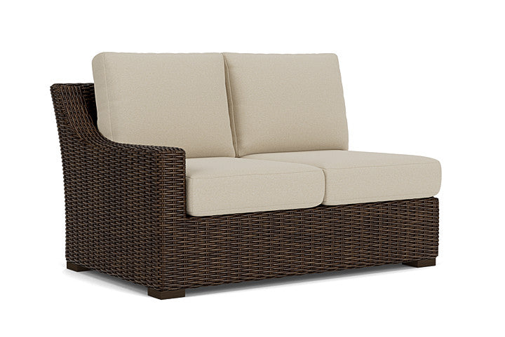 Lloyd Flanders - Mesa Right Arm Loveseat In Pecan Finish With Rumba Straw Fabric - 2980510862008 view 1