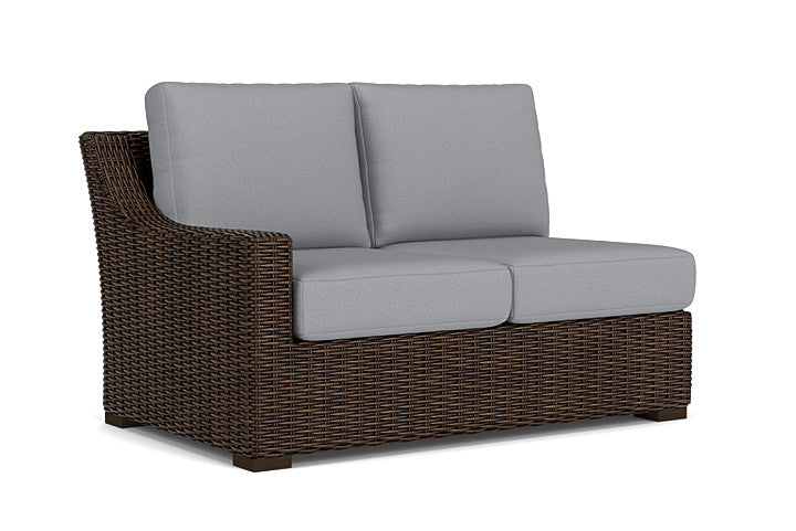 Lloyd Flanders - Mesa Right Arm Loveseat In Pecan Finish With Sandberg Pewter Fabric - 2980510862029 view 1