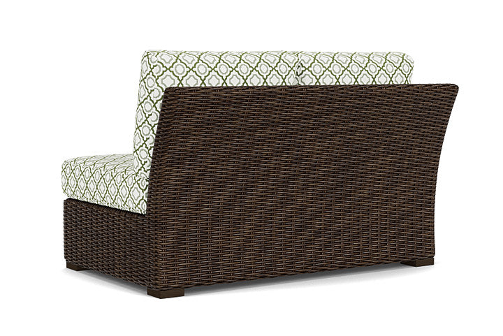 Lloyd Flanders - Mesa Right Arm Loveseat In Pecan Finish With Savannah Green Fabric - 2980510862064 view 2