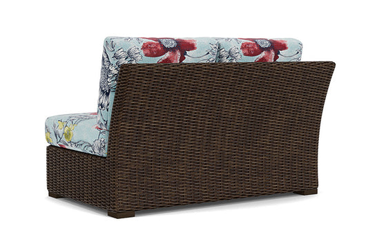 Lloyd Flanders - Mesa Right Arm Loveseat In Pecan Finish With Serena Floral Meadow Fabric - 2980510862079 view 2