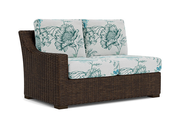 Lloyd Flanders - Mesa Right Arm Loveseat In Pecan Finish With Serena Floral Mist Fabric - 2980510862078 view 1