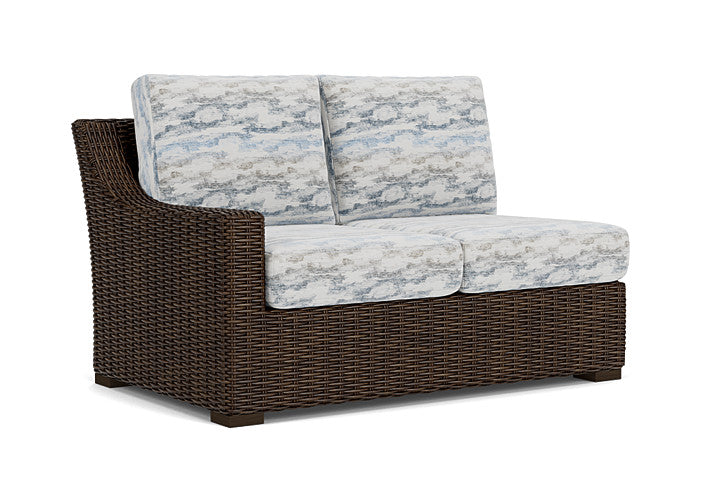 Lloyd Flanders - Mesa Right Arm Loveseat In Pecan Finish With Stratosphere Cloud Fabric - 2980510861966 view 1
